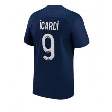 Paris Saint-Germain Mauro Icardi #9 Hjemmedrakt 2022-23 Kortermet
